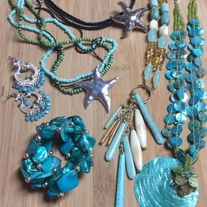 blue seaside jewelry bundle